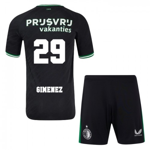 Divisa Feyenoord Rotterdam Gimenez 29 Secondo 2024-25 Maniche Corte - Bambino Divisa Feyenoord Rotterdam Gimenez 29 Secondo 2024-25 Maniche Corte - Bambino
